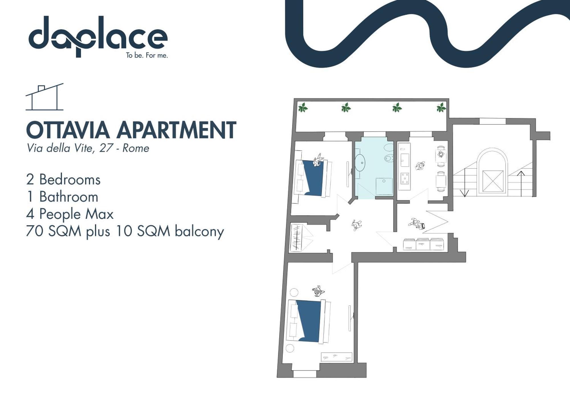 Daplace - Ottavia Apartment Рим Екстер'єр фото